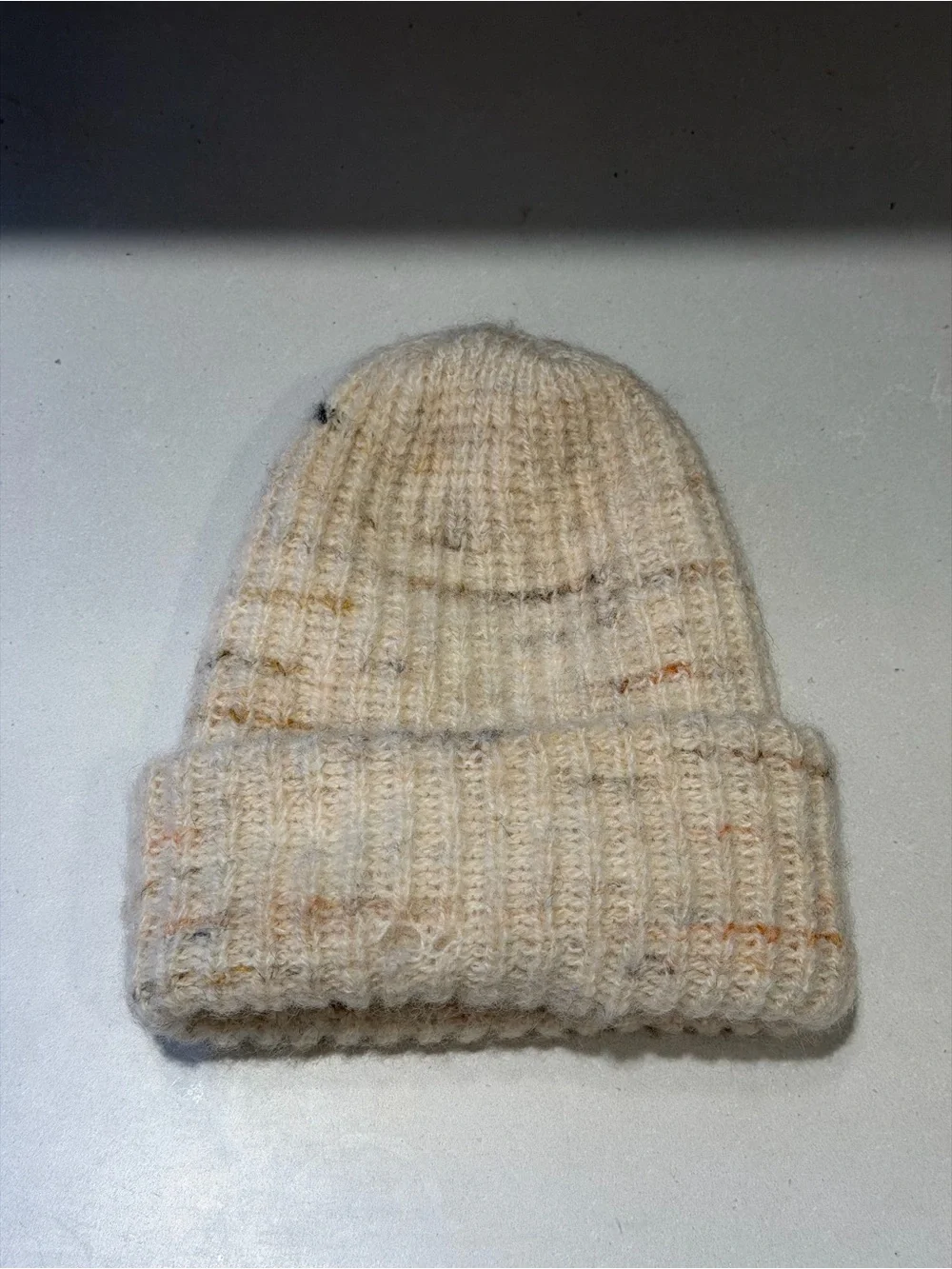 Pendleton Cream Knit Wool Beanie